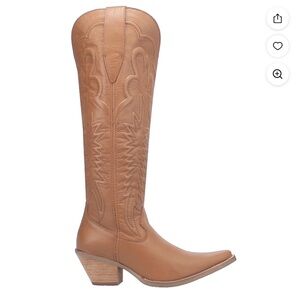 Dingo Womens Raisin Kane Embroidered Snip Toe Cowboy  Tall Boots